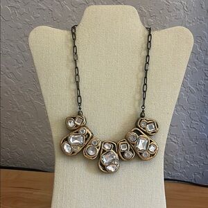 Chic Gold and Silver Necklace with open link Chain adjustable